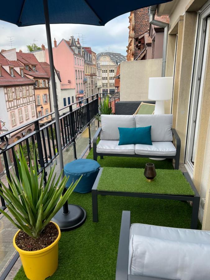 Magnifique 4 Personnes - 2 - 2 Sdb - Grande Terrasse Rue Des Tetes - Centre Apartment Colmar